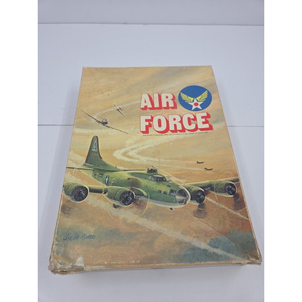 Vintage Air Force (Avalon Hill 1976) WWII Air Combat Board Game – Complete